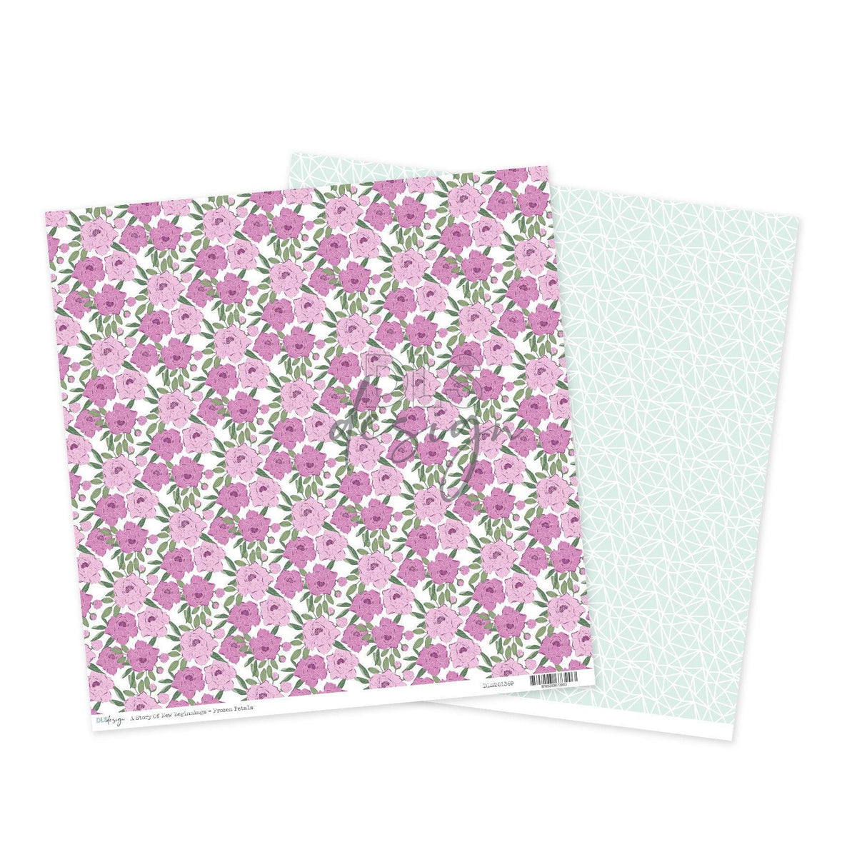12" Paper A Story Of New Beginnings - Frozen Petals