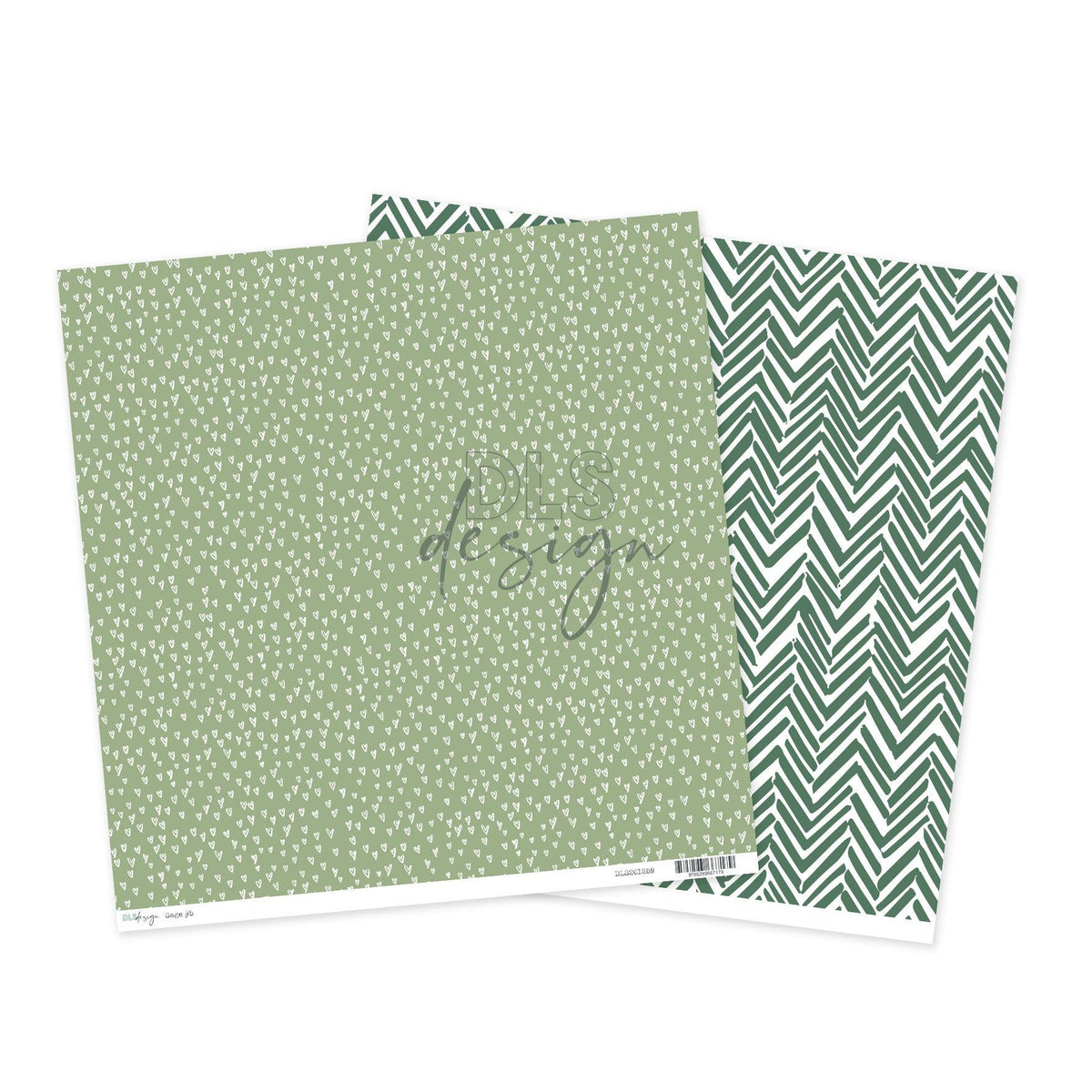 12" Paper Essentials Sage 5