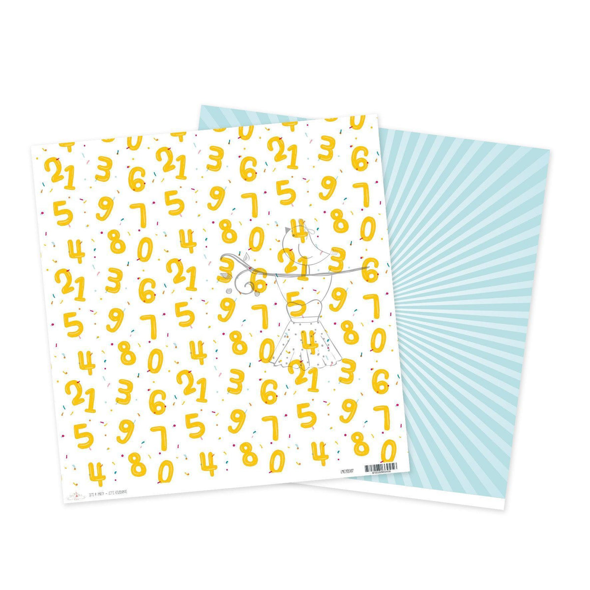 12" Paper It's A Party - Let's Celebrate