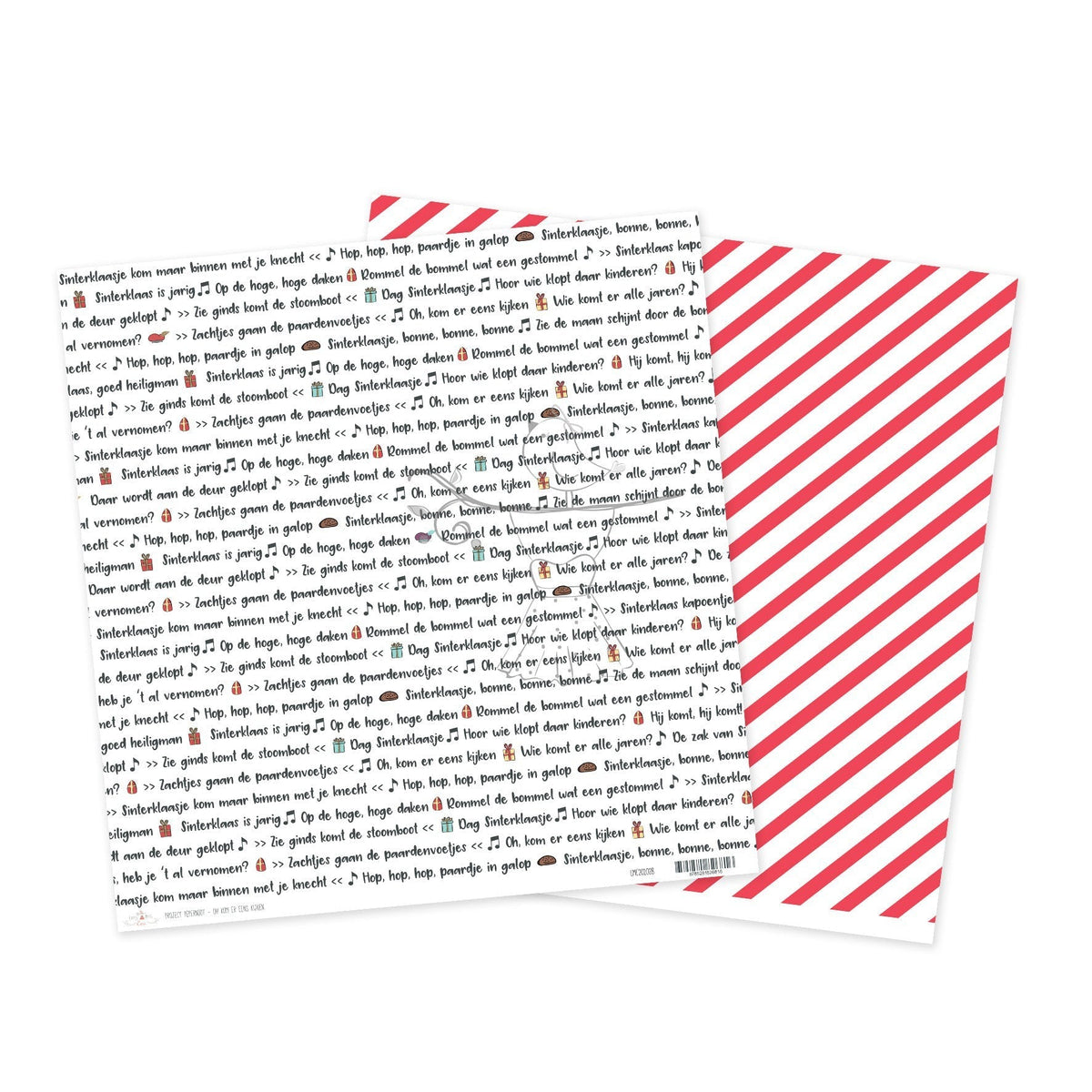 12" Paper Project Pepernoot - Oh Kom Er Eens Kijken