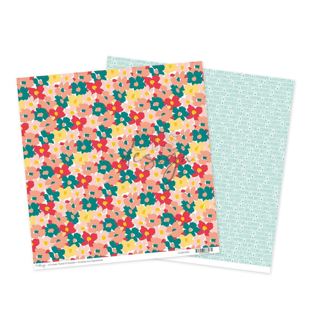 12" Paper Thirteen Tales Of Summer - Daisies and Daydreams