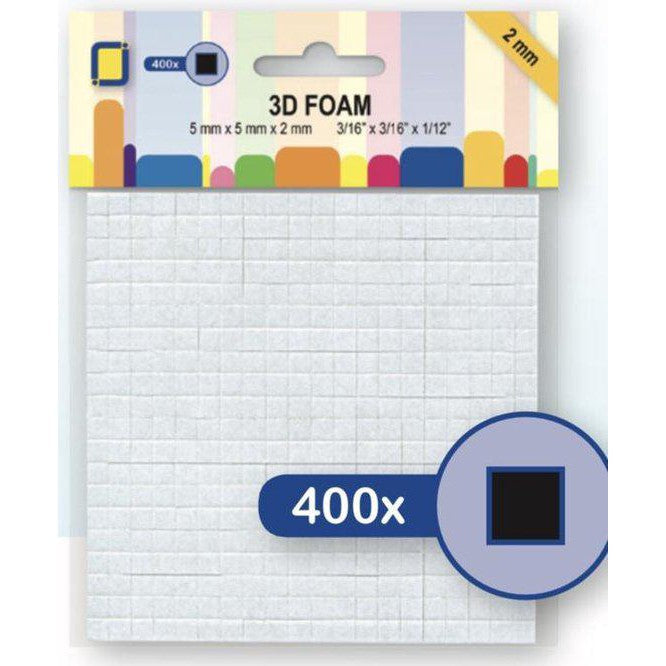 3D Foam pads 2 mm - black