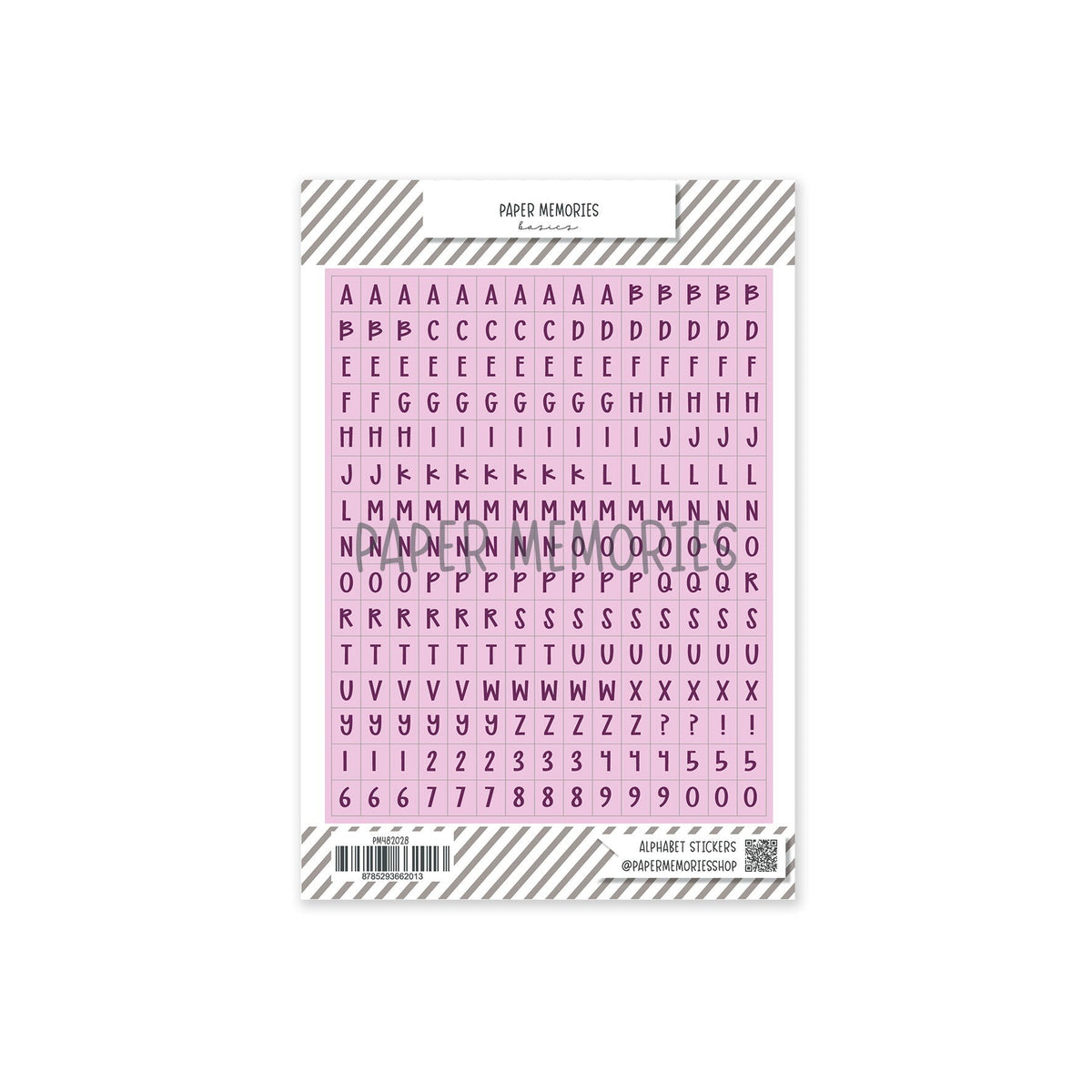 ABC Stickers Sage Light Wisteria