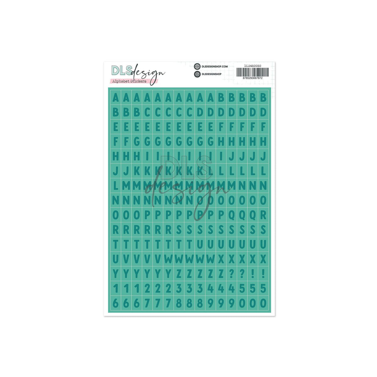 Alphabet Stickers Caleb Mint