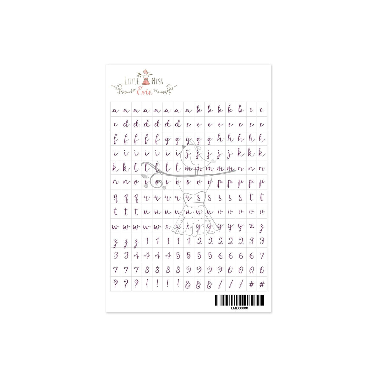 Alphabet Stickers Love Story