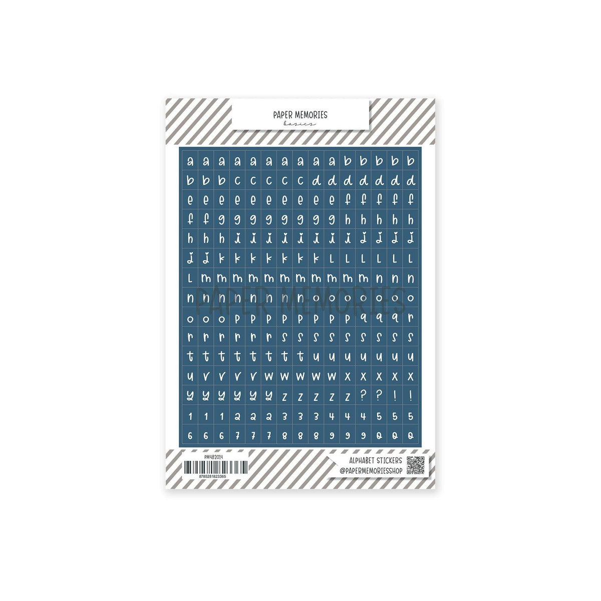 Alphabet Stickers Lulu Navy