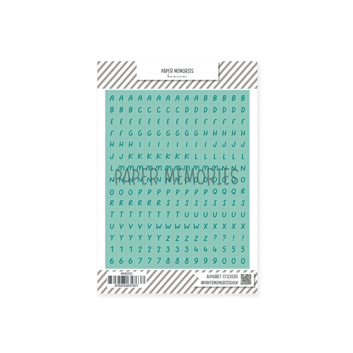Alphabet Stickers Quinn Mint