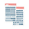 Alphabet Stickers Spooky Things - Navy