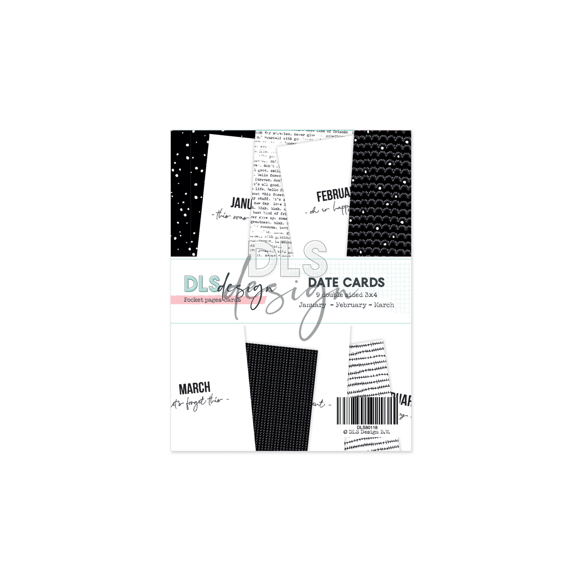 Basic Date Cards Jan-Mar