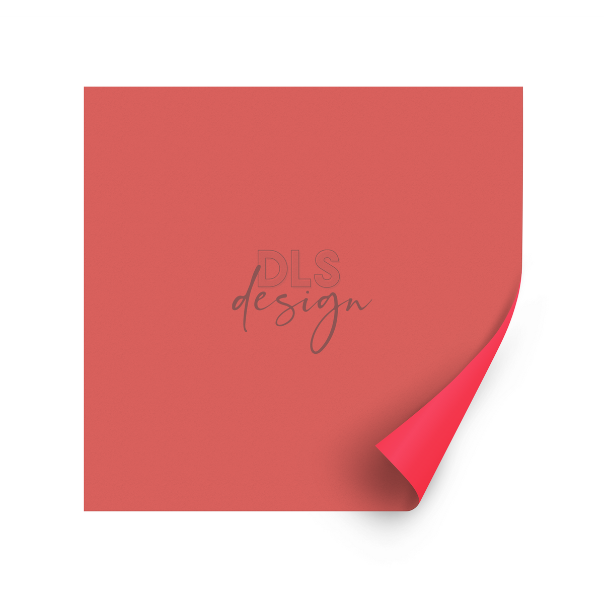 Cardstock 12" Deep Coral - Bright Red
