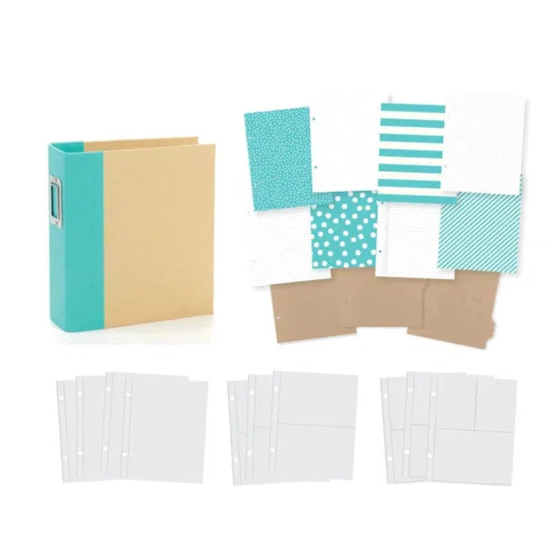 Chipboard album 6x8 Teal