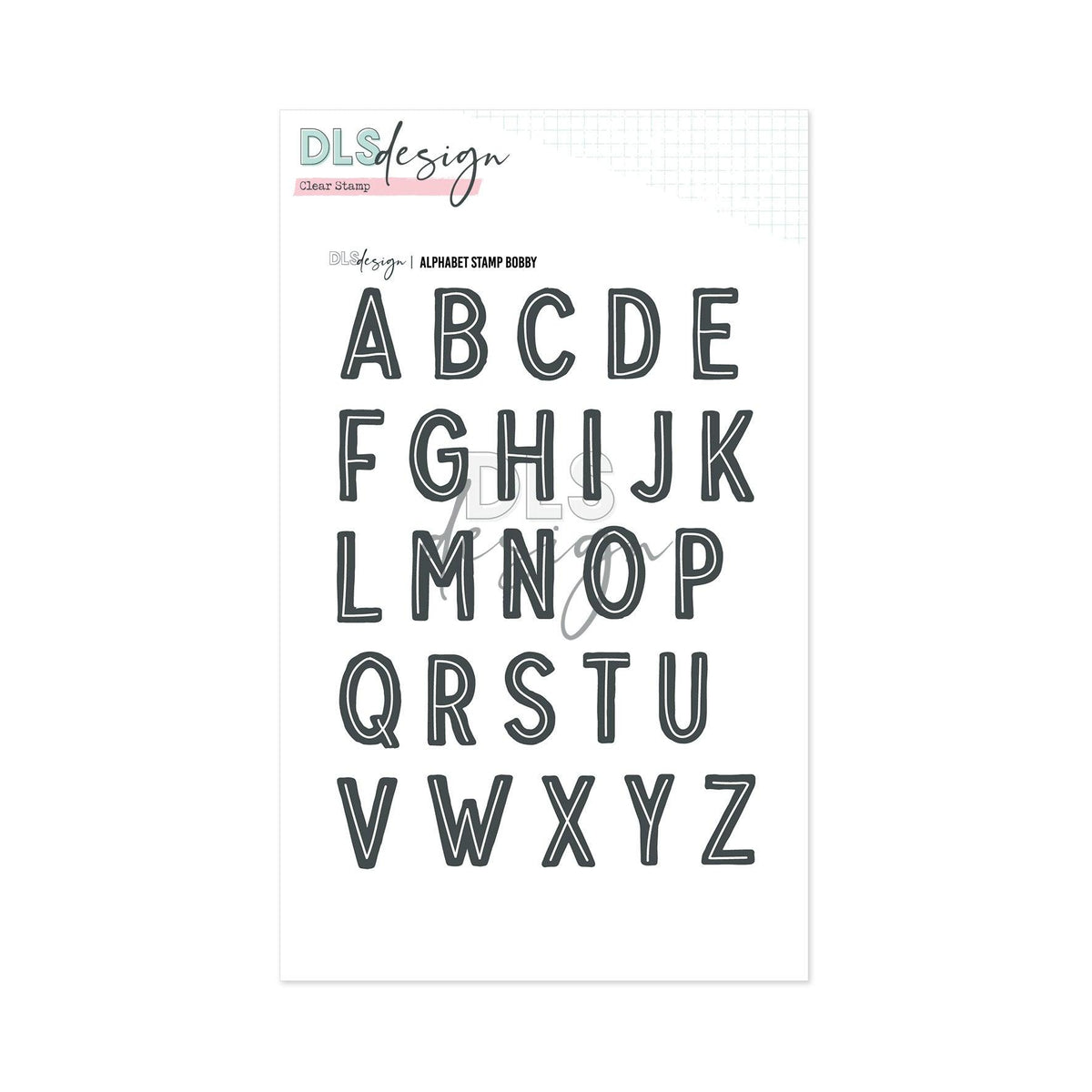 Clear Stamp Alphabet Bobby