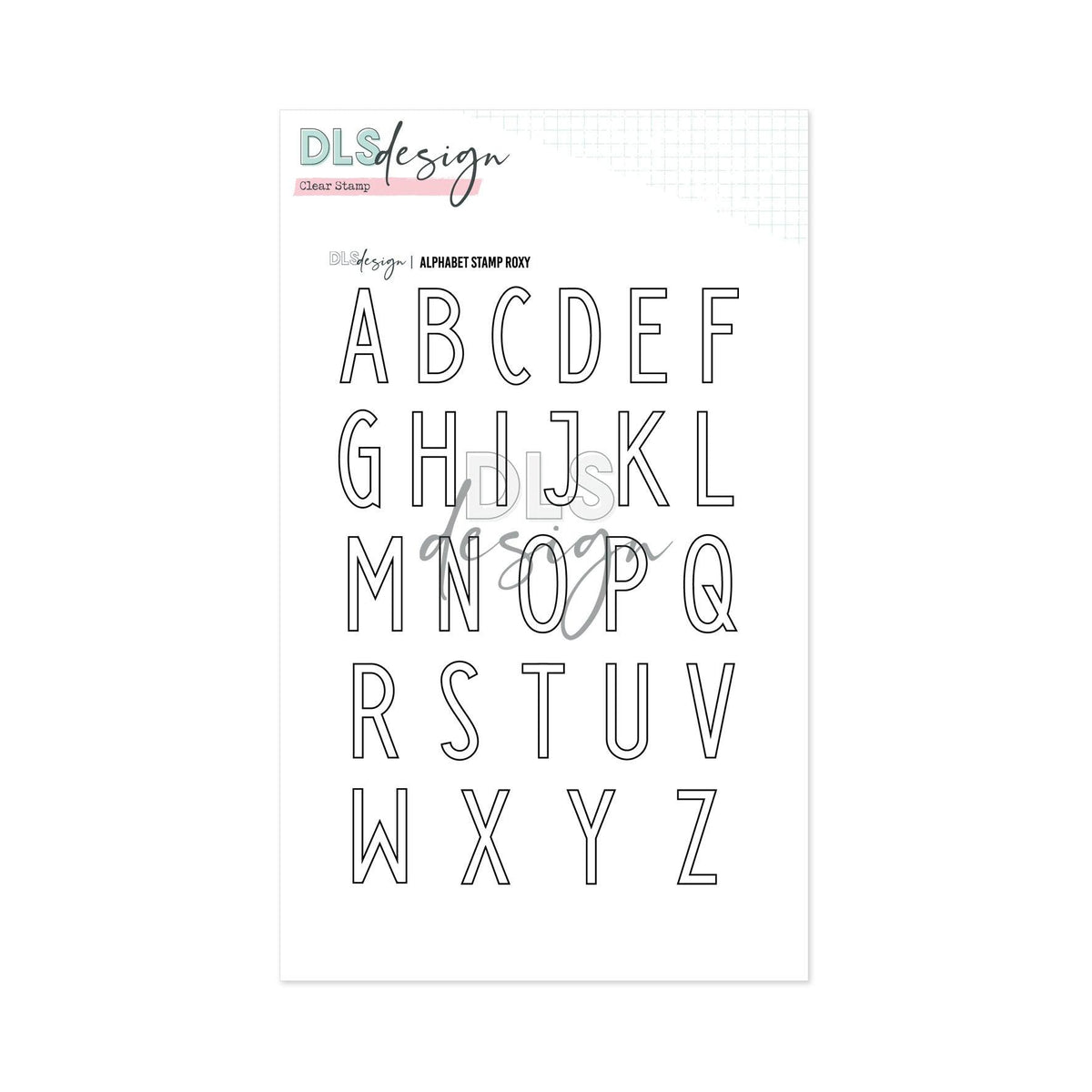 Clear Stamp Alphabet Roxy
