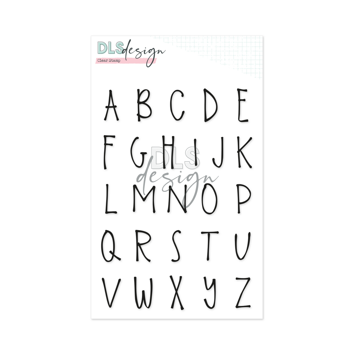 Clear Stamp Elsie Medium ABC Uppercase