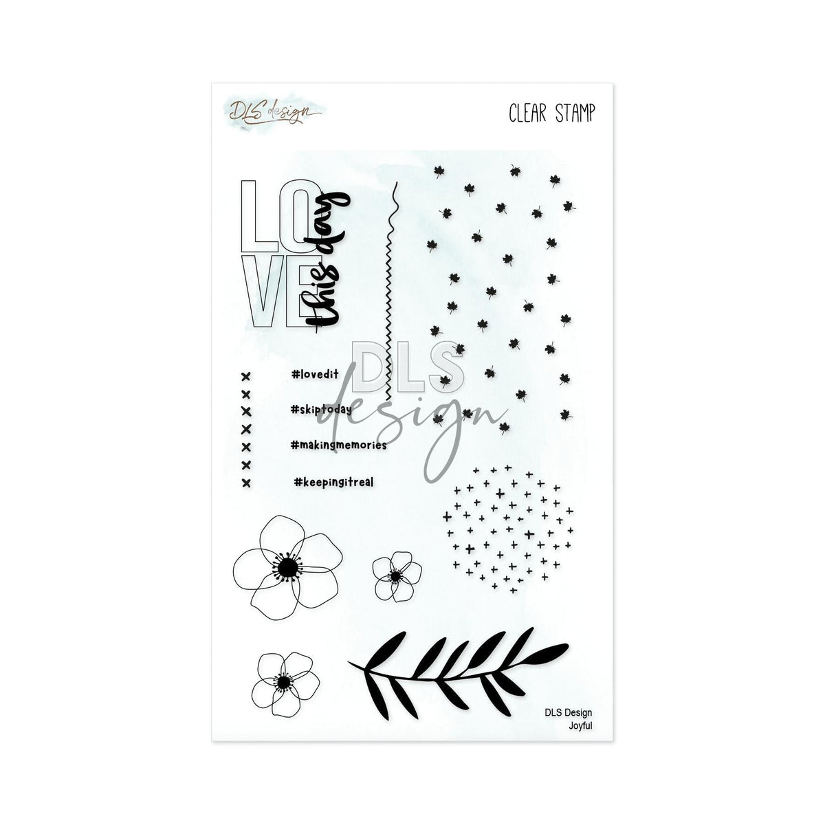 Clear Stamp Joyful