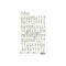 Contour Alphabet Stickers A Story Of New Beginnings