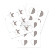 Cut file Trio December Stories Insert - Star, Heart & Circle download
