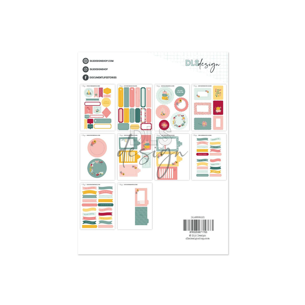 Cut-out Sheets Set Seventeen Fall Adventures