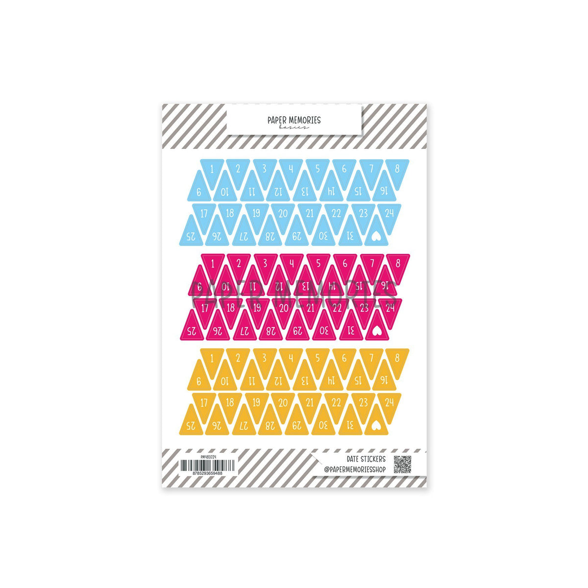 Date Stickers Jet-Setter