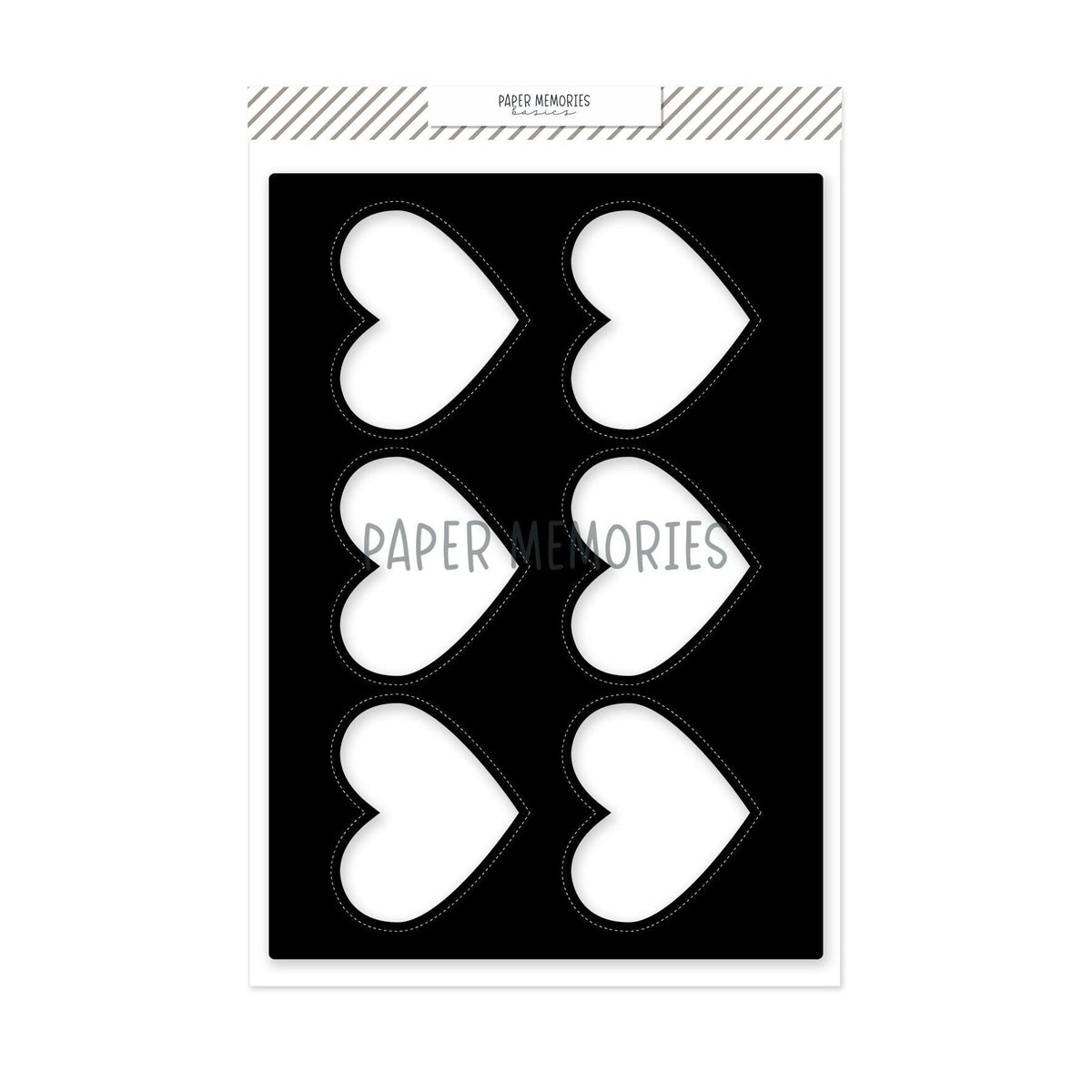 Die 8x6 Inserts Cut-Out Hearts