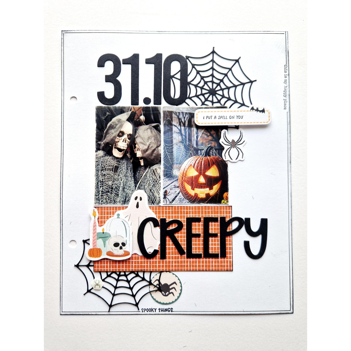 Die Cut-out Shape Sticky Spiderweb