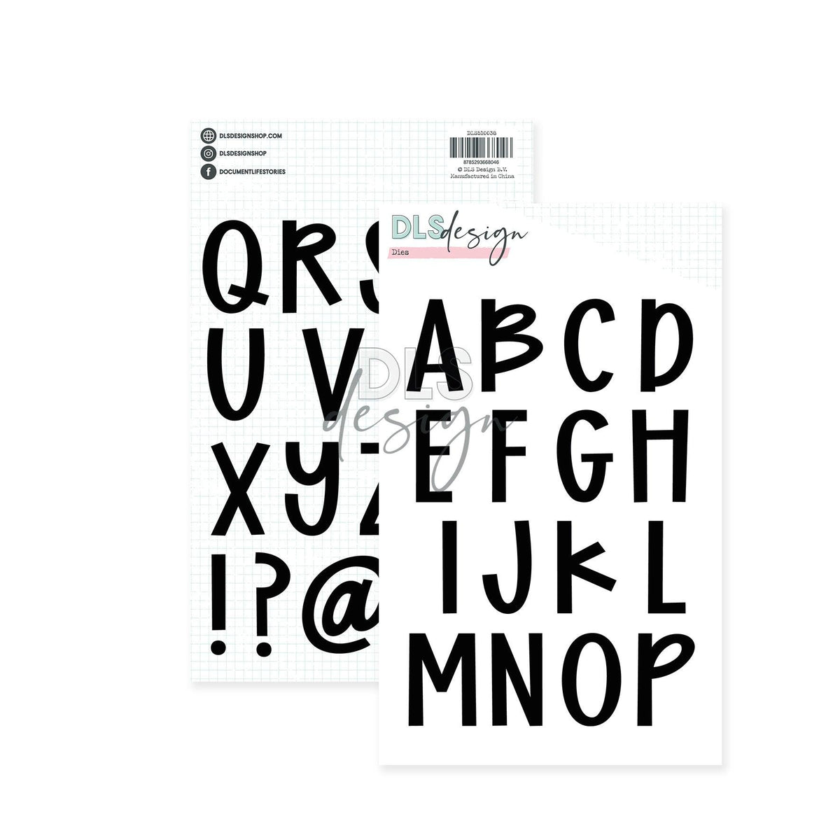 Die Set Alphabet Sage Big