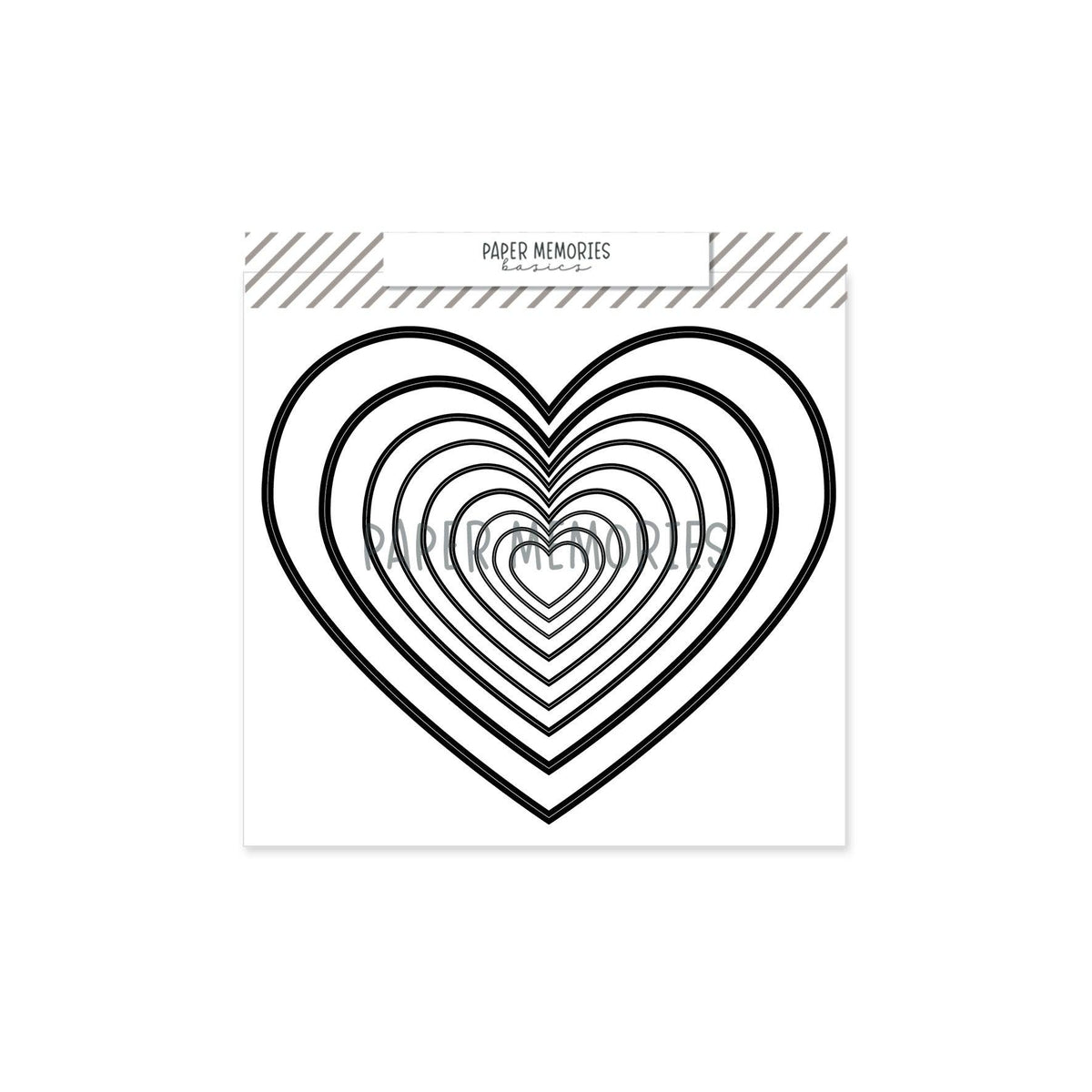 Die Set Hearts