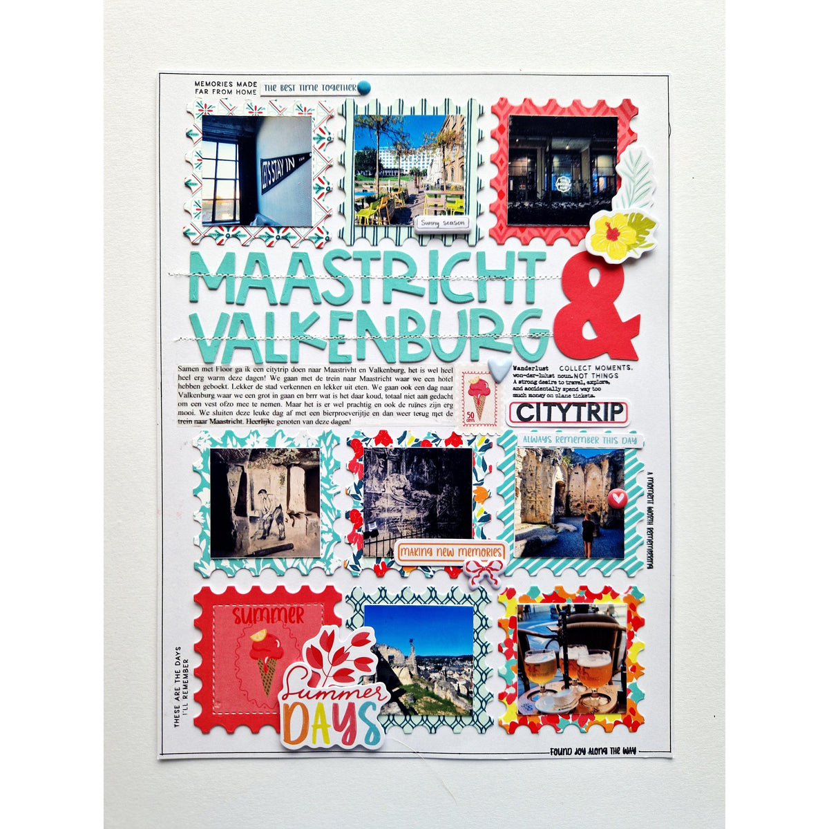 Die Set Postage Stamps Squares