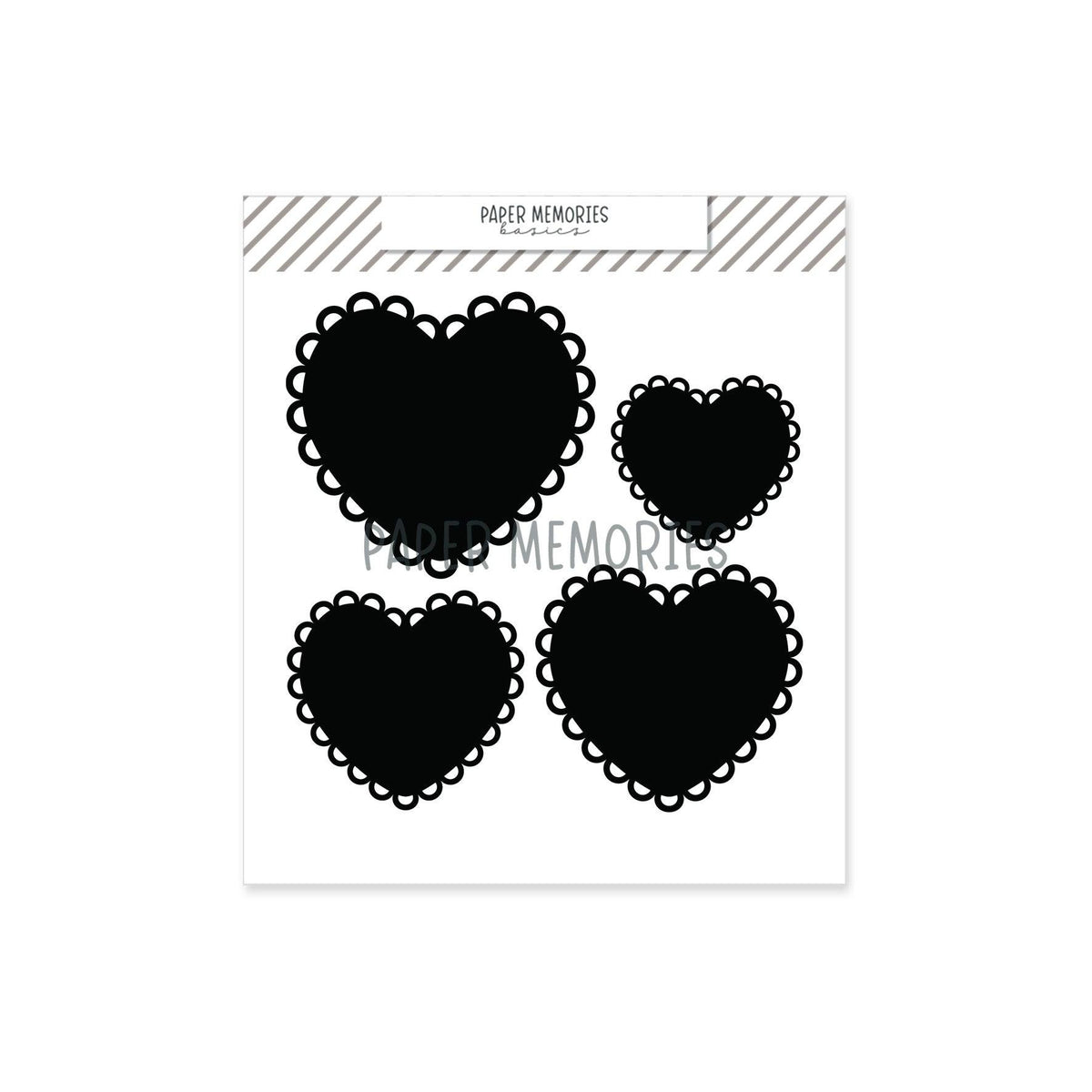 Die Set Scalloped Hearts