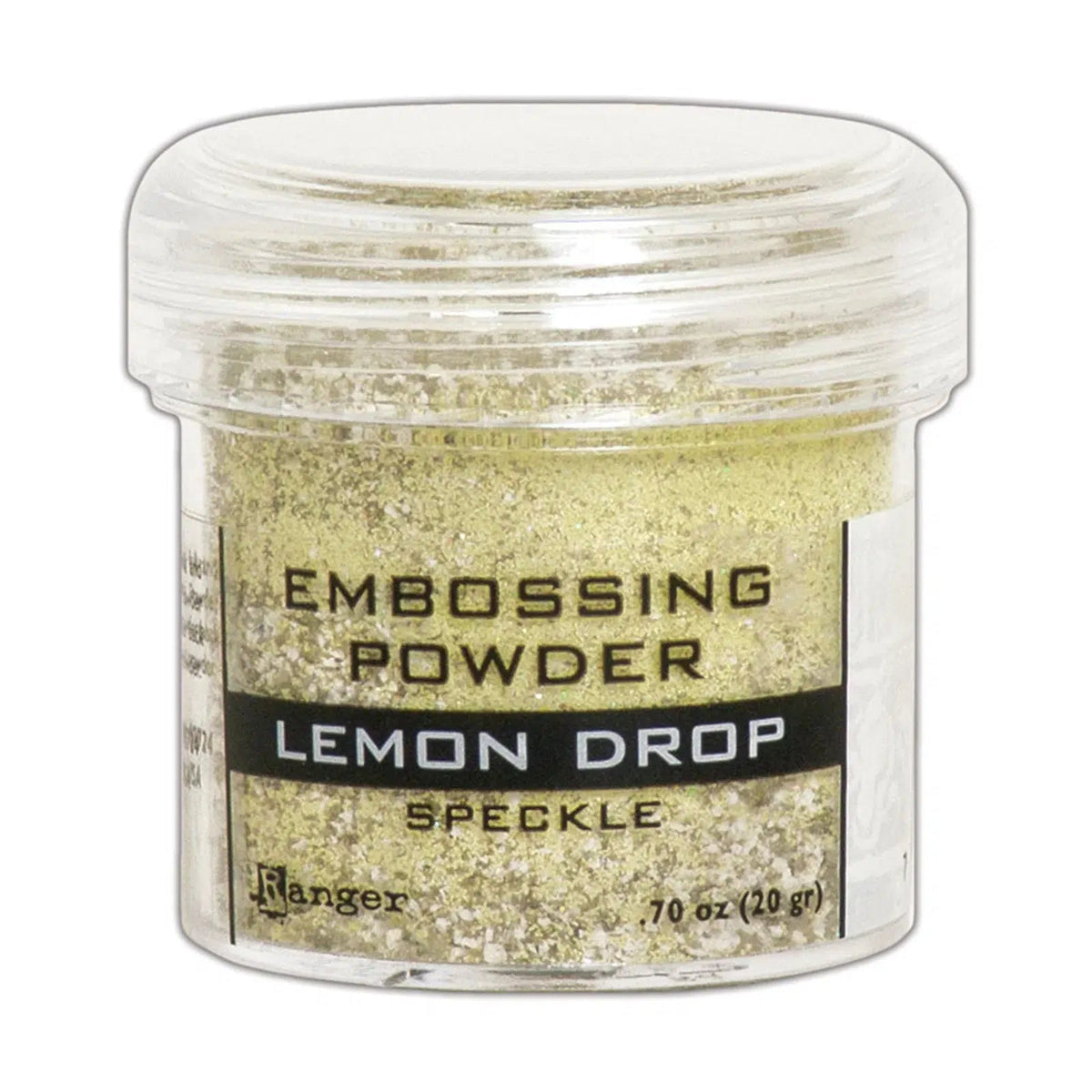Embossing Powder - Speckle Lemon Drop