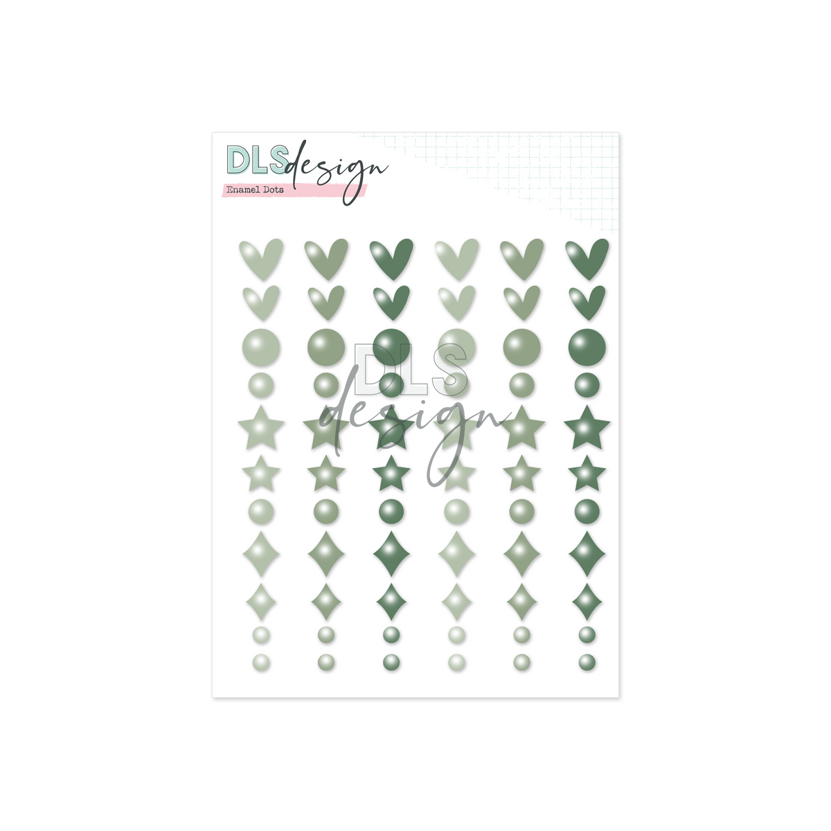 Enamel Shapes Sage