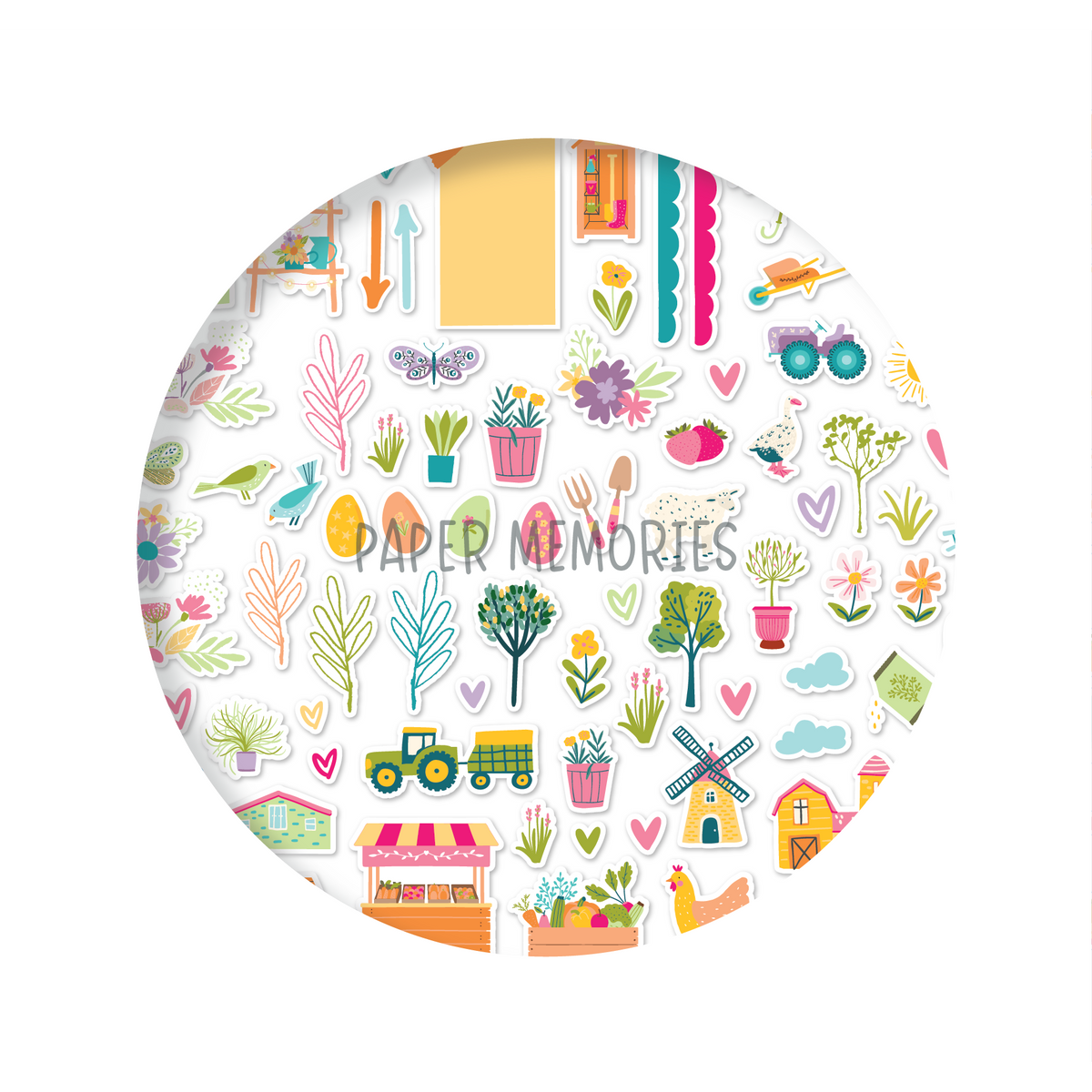 Ephemera Shapes Spring Memories