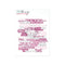 Ephemera Words Purple