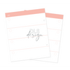 Life Story Insert 6x8" - Horizontal Weeks - Coral Sands