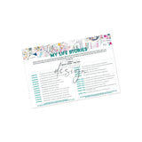 My Life Stories - Winter • Topics & Suggestion sheet
