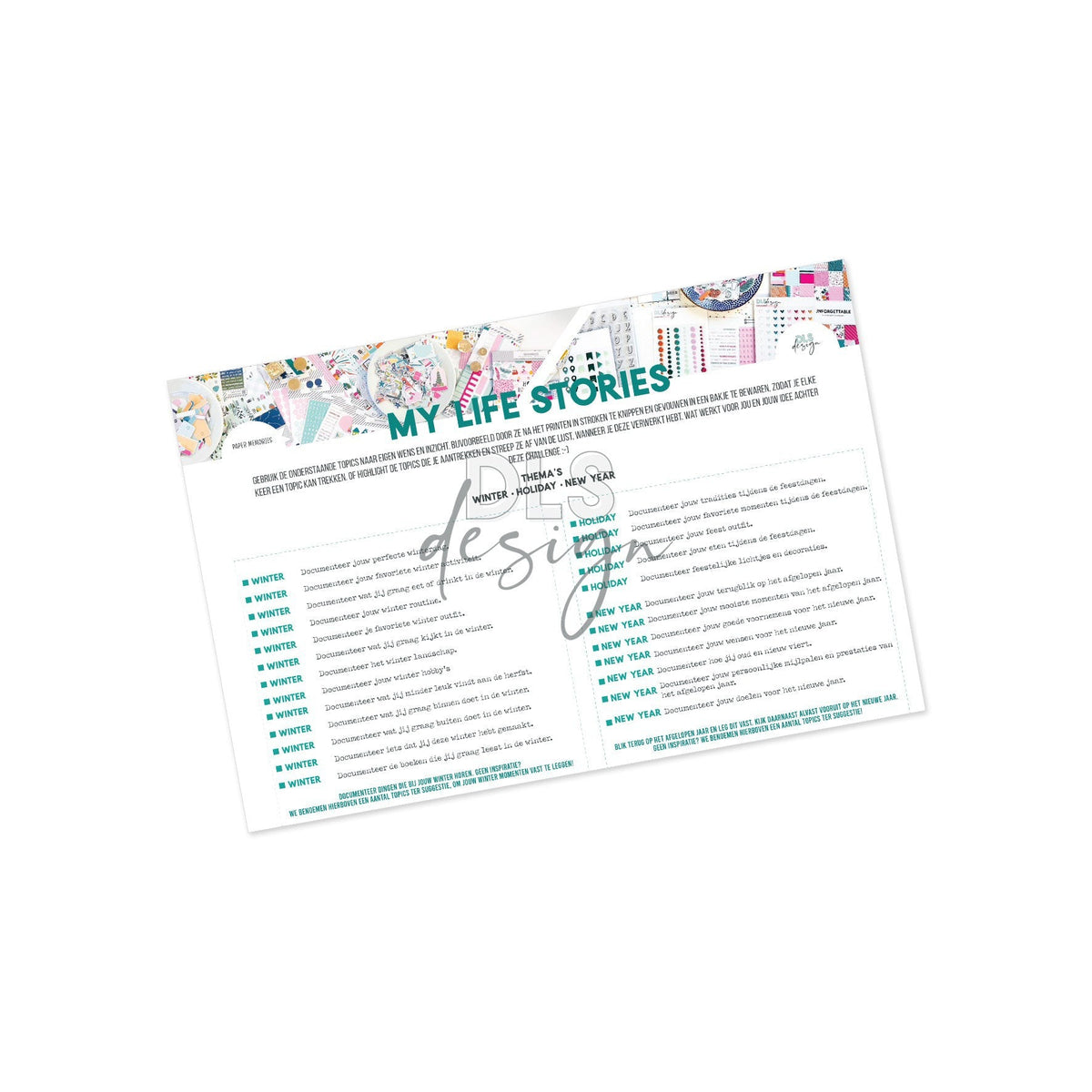 My Life Stories - Winter • Topics & Suggestion sheet