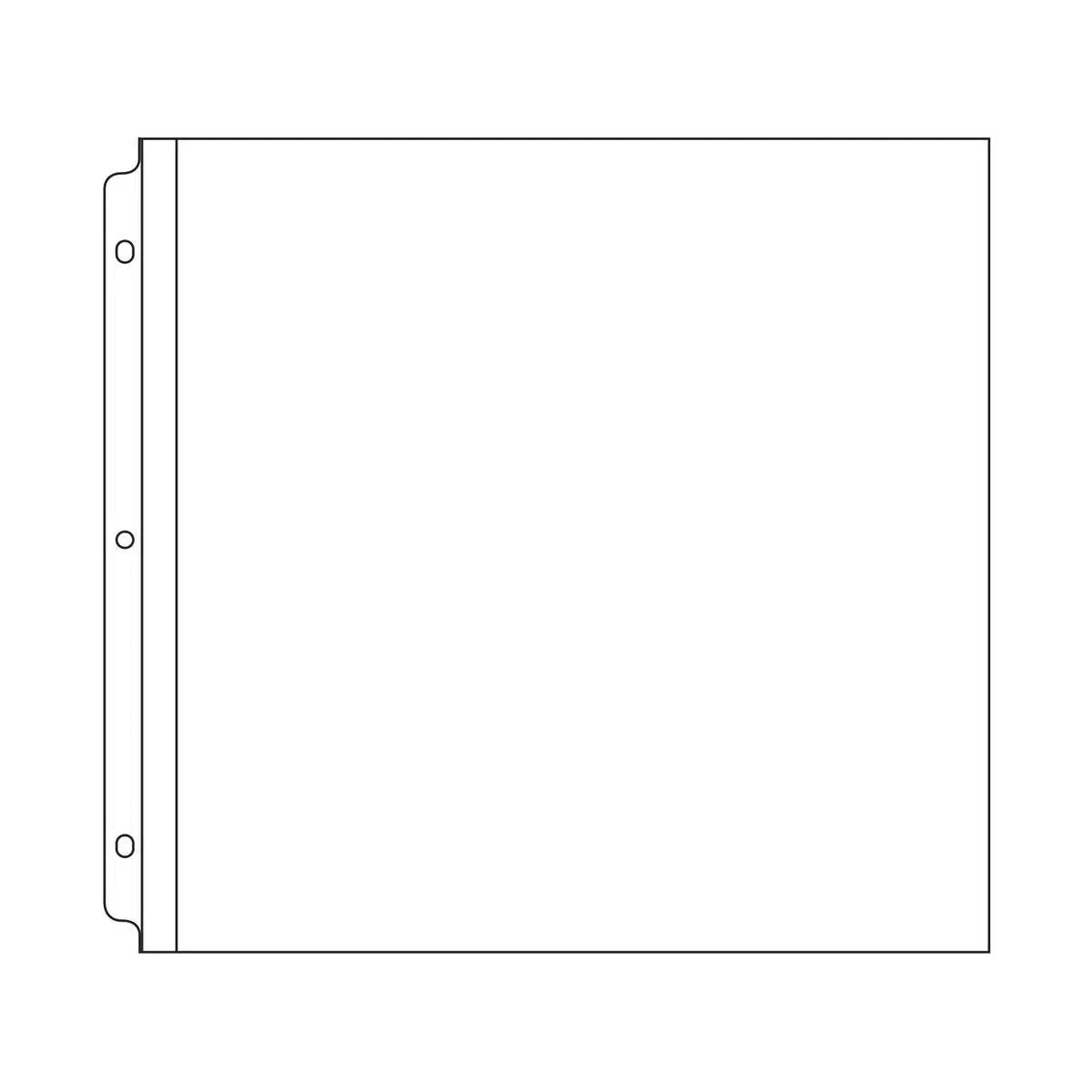 Page Protectors 12x12" Single pocket