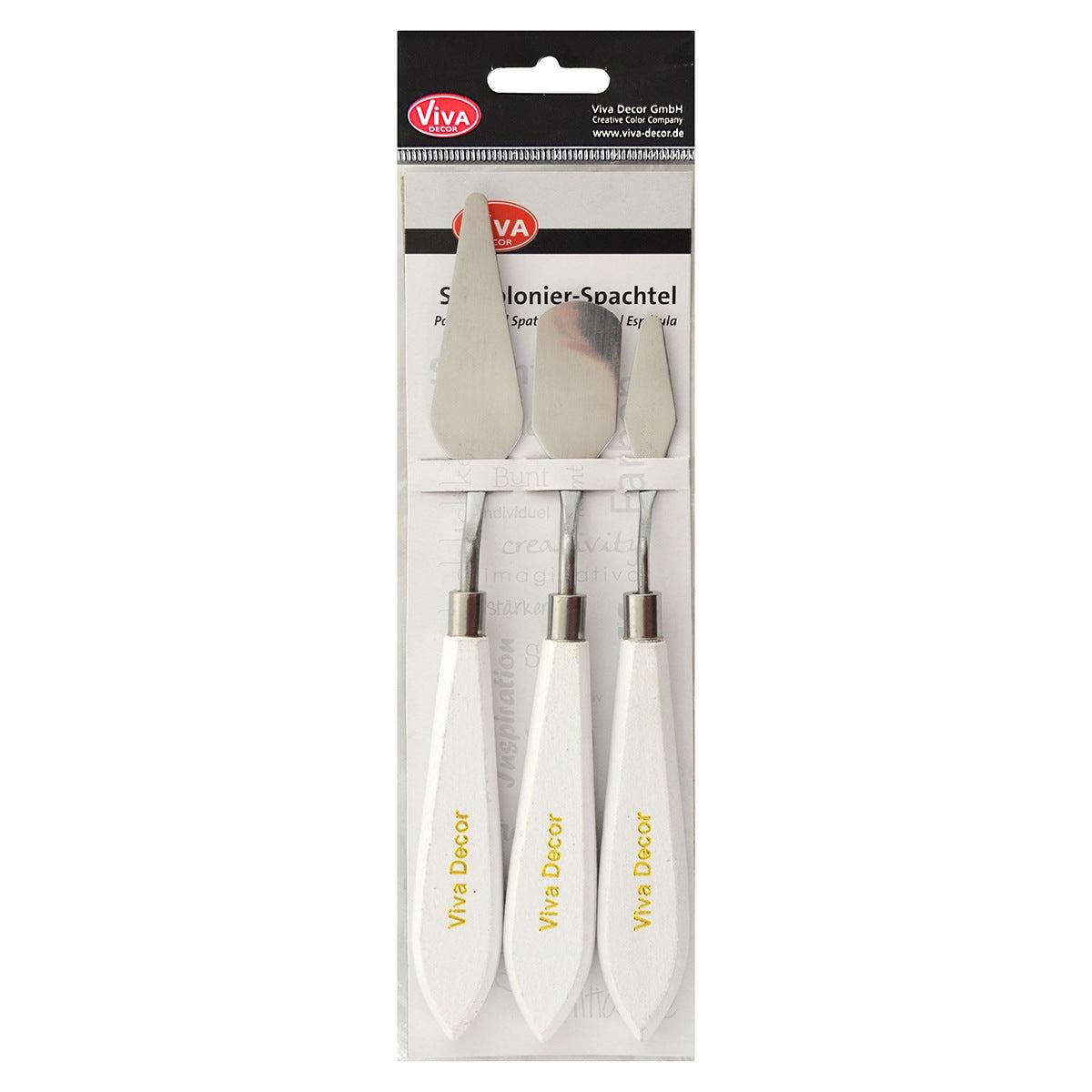 Palette knives - set of 3
