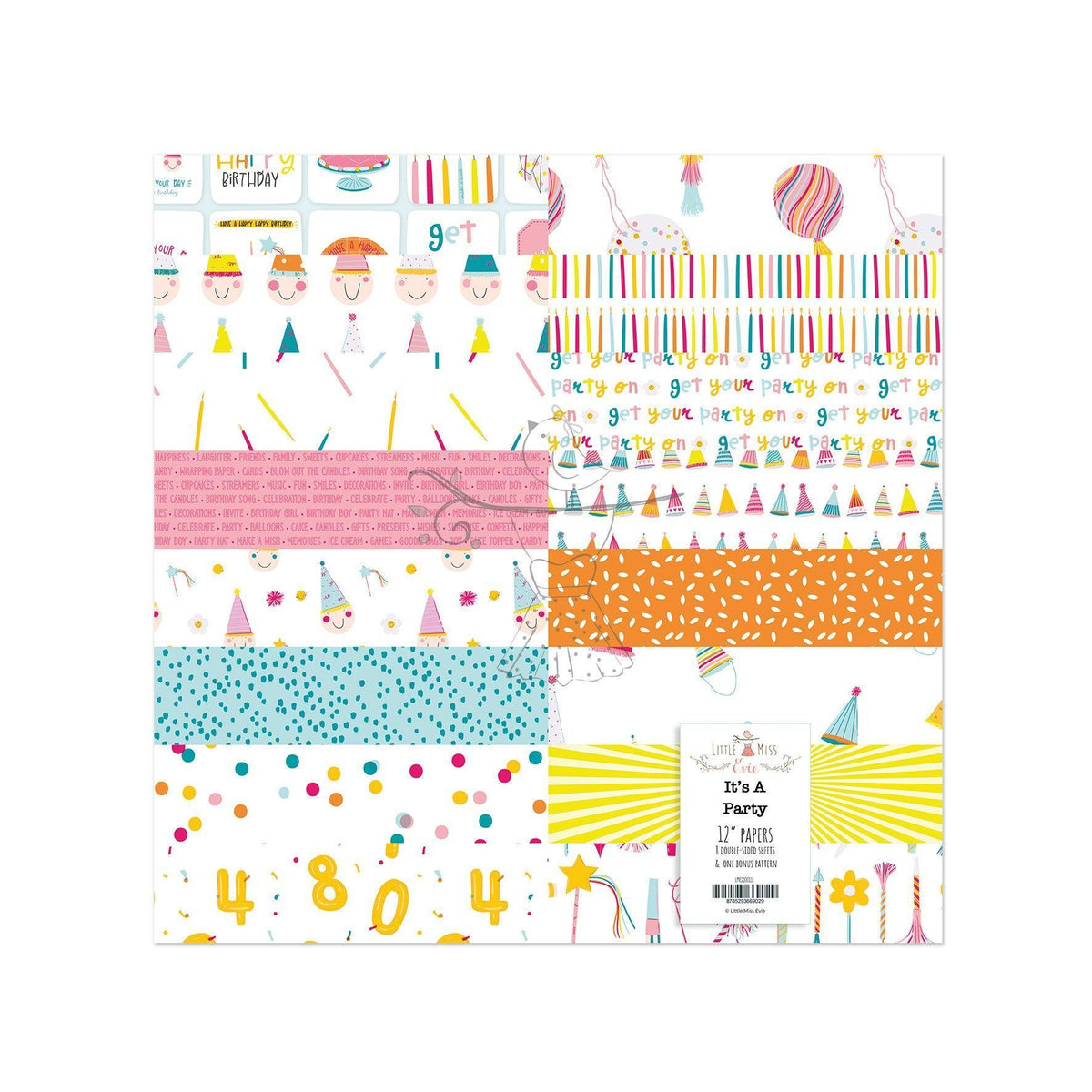 Paper Set 12" It's A Party