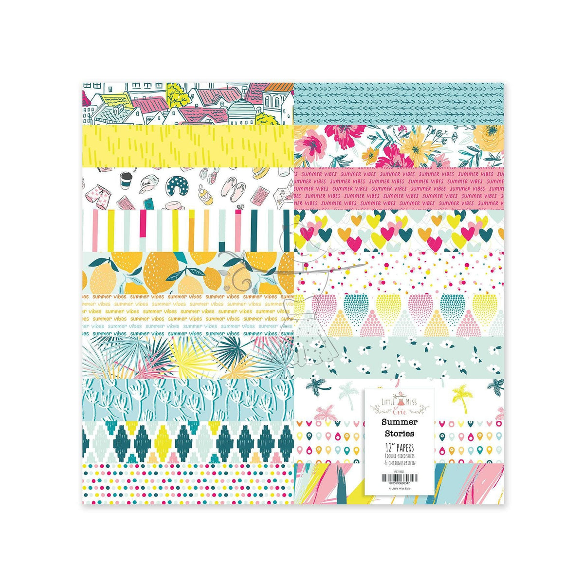 Paper Set 12" Summer Stories
