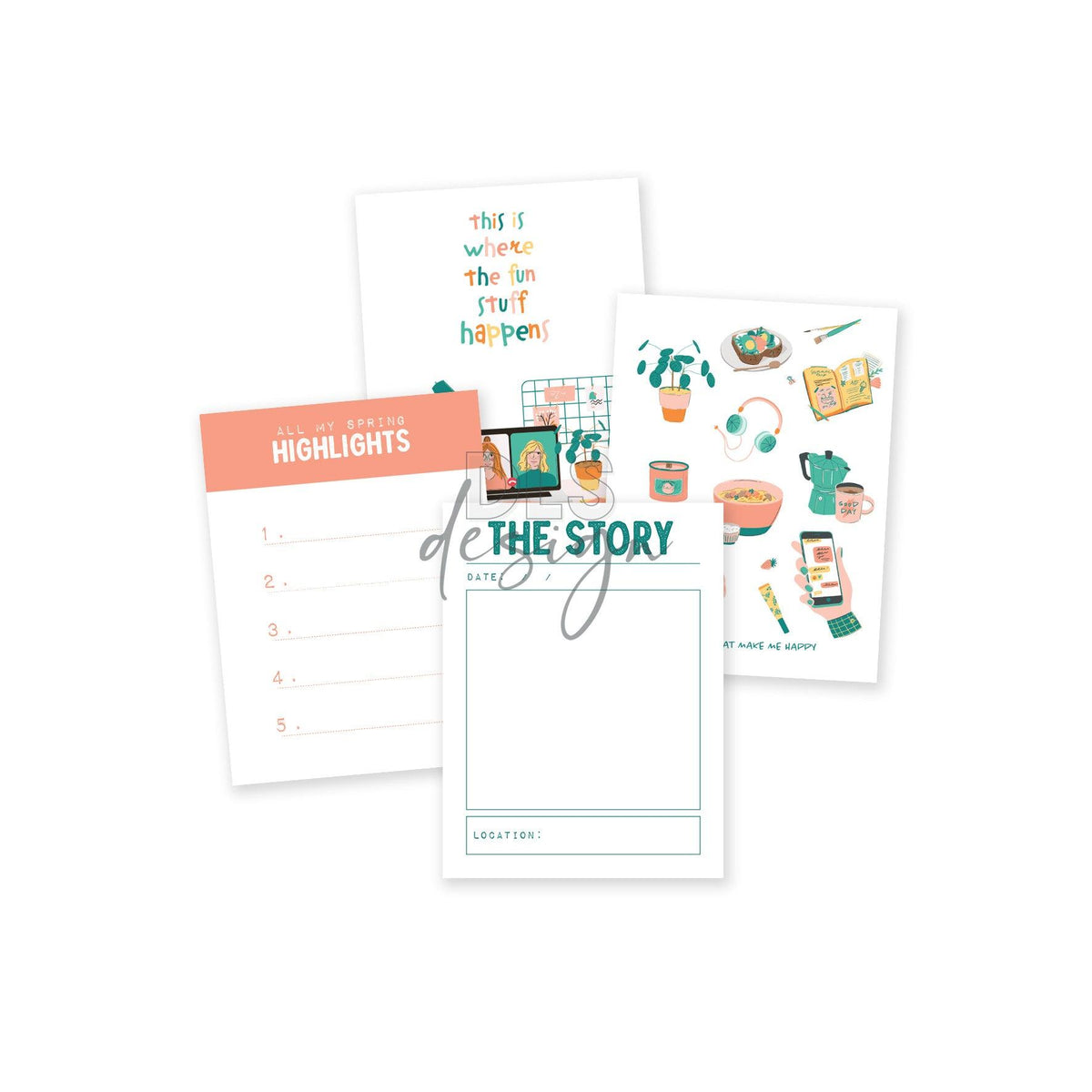 Pocket Pages Cards 3x4 Twelve Months Of Stories