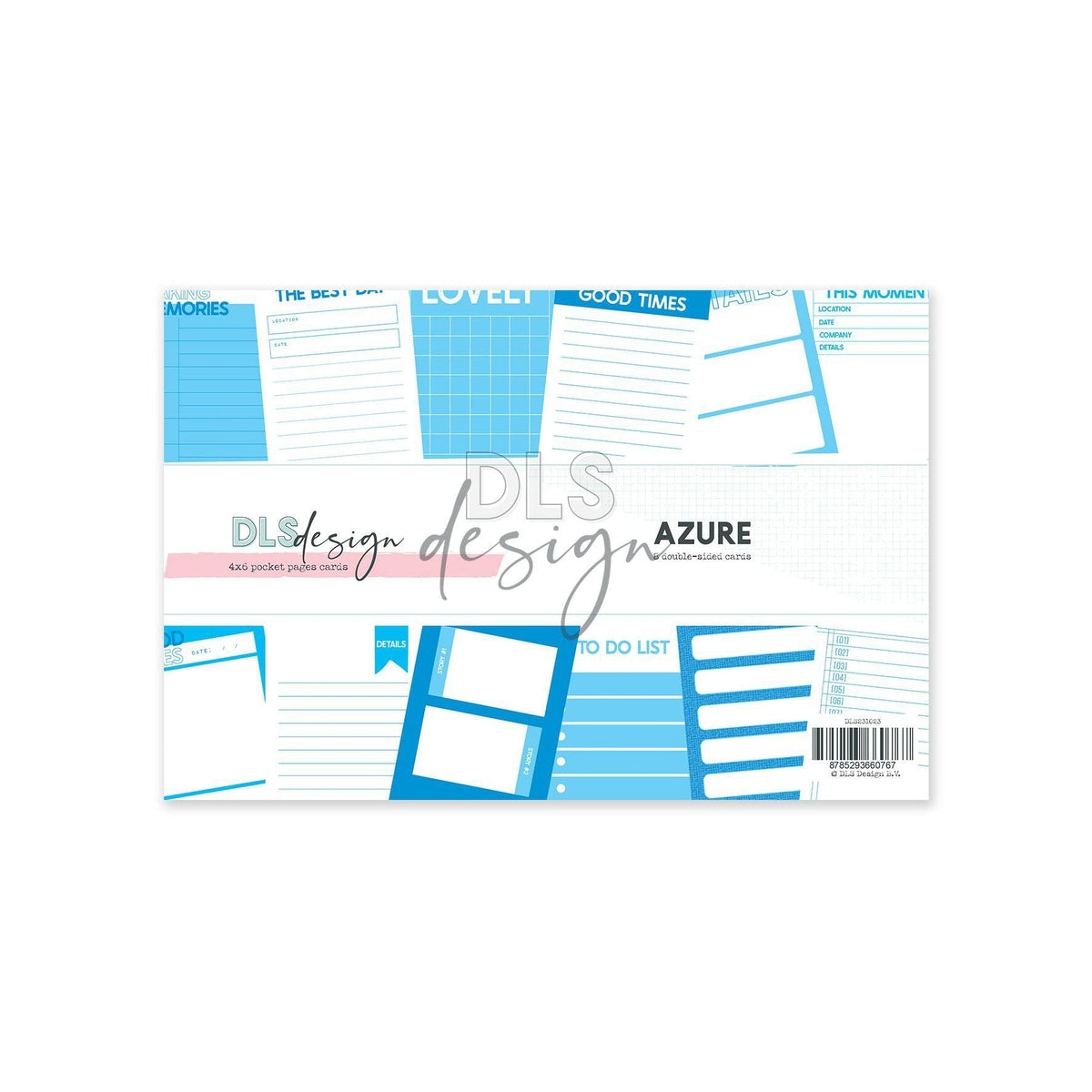 Pocket Pages set 4x6 Essentials - Azure