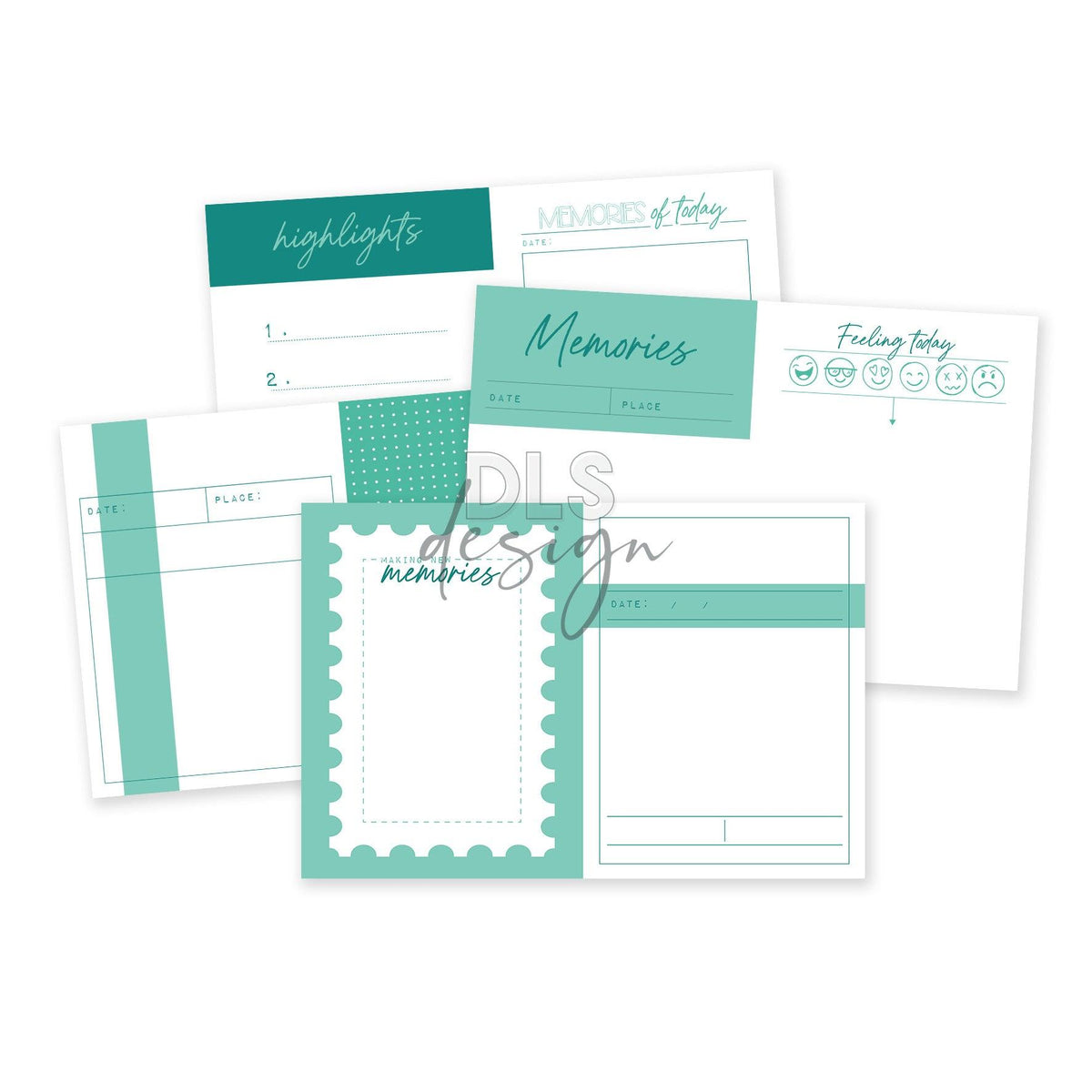 Pocket Pages set 4x6 Essentials Peacock