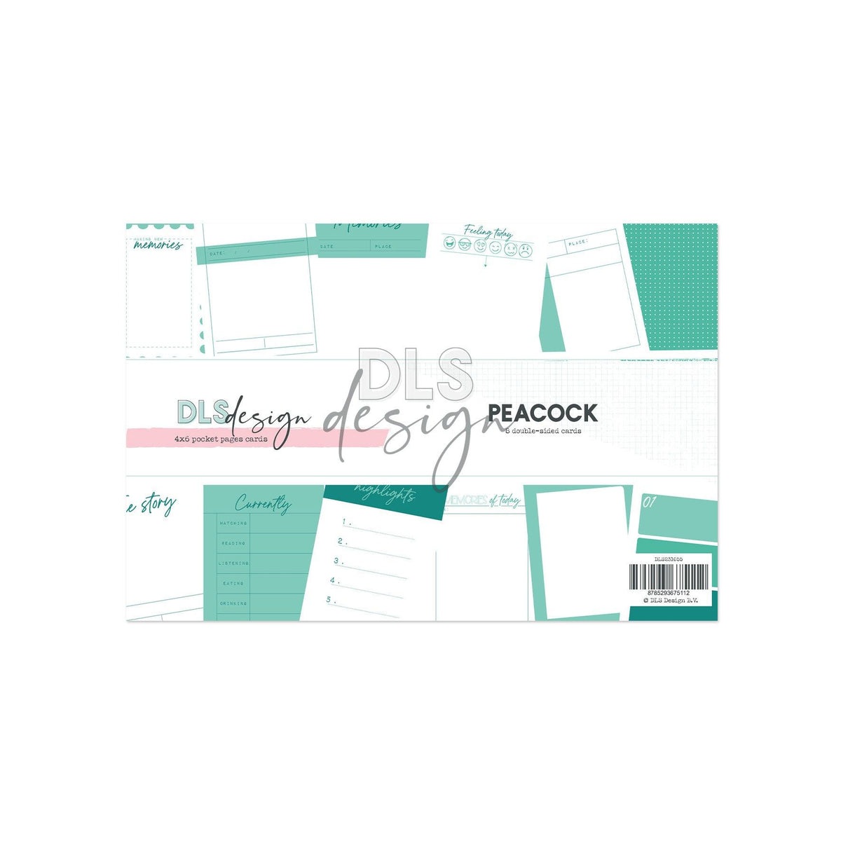 Pocket Pages set 4x6 Essentials Peacock