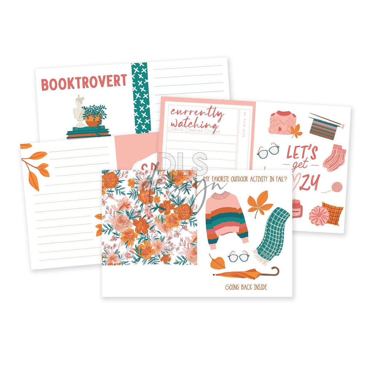 Pocket Pages set 4x6 Six Shades Of Coziness