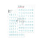 Puffy Stickers Alphabet Candy Sky Blue