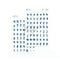 Puffy Stickers Alphabet Essentials Colton Navy