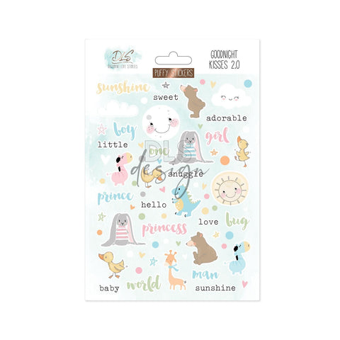 Puffy Stickers Goodnight Kisses 2.0 - DLS Design