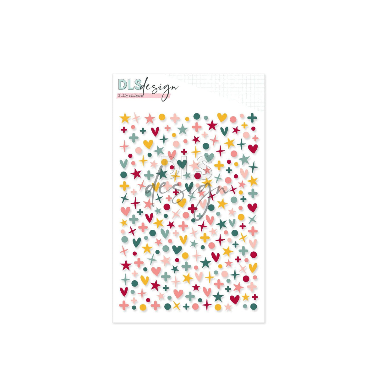 Puffy Stickers Mini Shapes Seventeen Fall Adventures