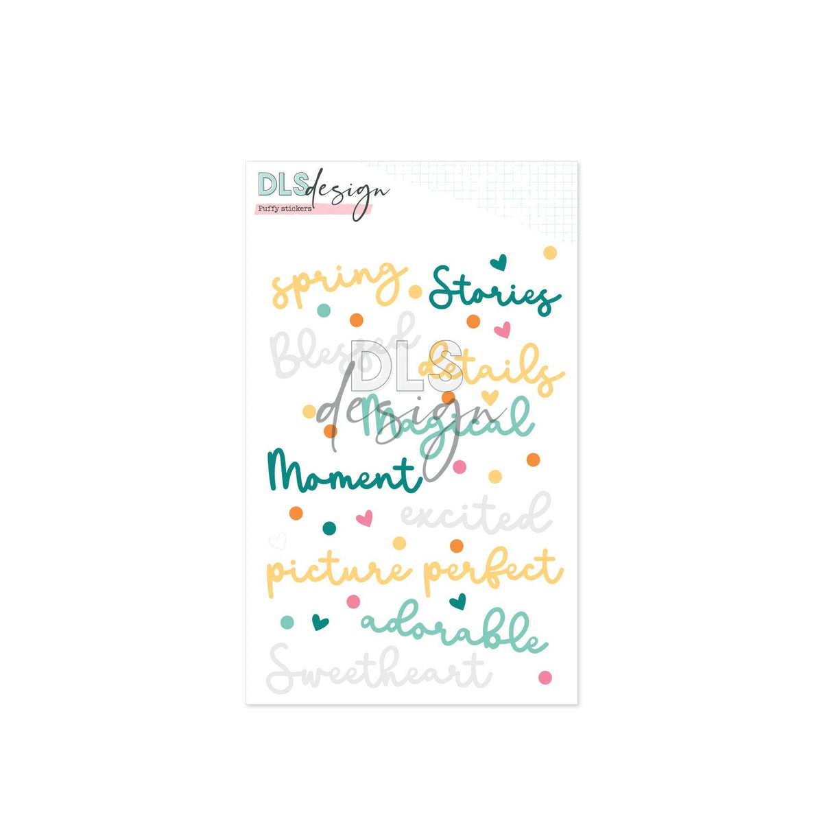 Puffy Stickers XoXo 2.0 Words